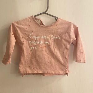 Zara "happiness" long sleeve